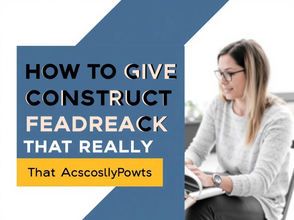     Cómo Dar Feedback Constructivo que Realmente Funcione. Recursos y plantillas rápidas