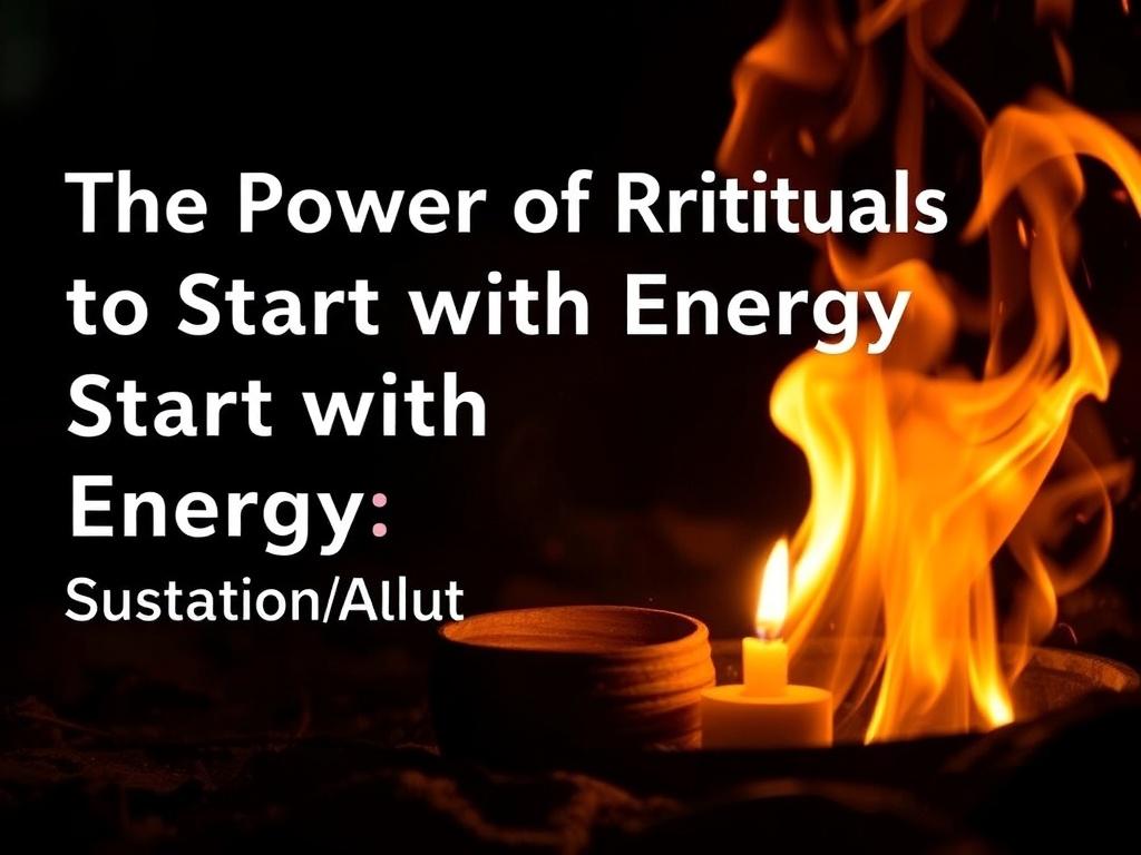     El Poder de los Rituales para Comenzar con Energía. Mantener la sostenibilidad del ritual: consejo práctico
