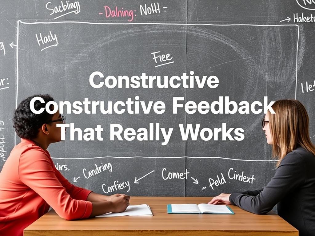     Cómo Dar Feedback Constructivo que Realmente Funcione. Consideraciones culturales y personales