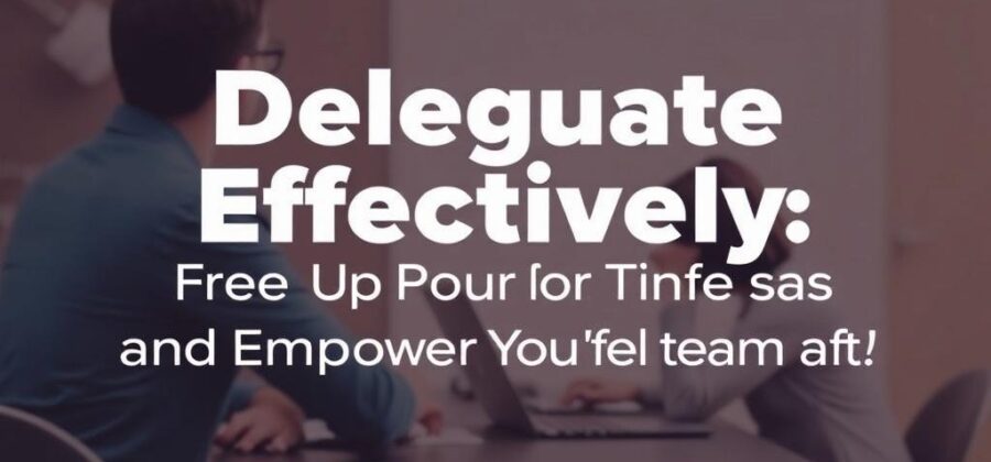 Delegar Efectivamente: Libera tu Tiempo y Empodera a tu Equipo